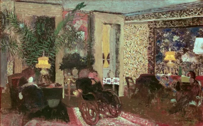 Interior or, The Salon with Three Lamps, 1899